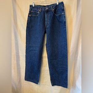 Levi's 550 34x32 (actual is 33.5 x 29.5)